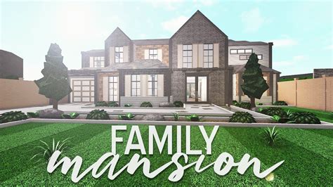 Modern family mansion bloxburg