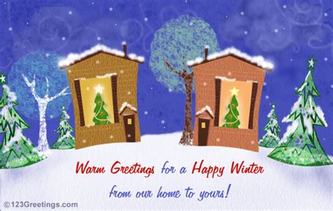 Warm Winter Greetings... Free Happy Winter eCards, Greeting Cards | 123 ...