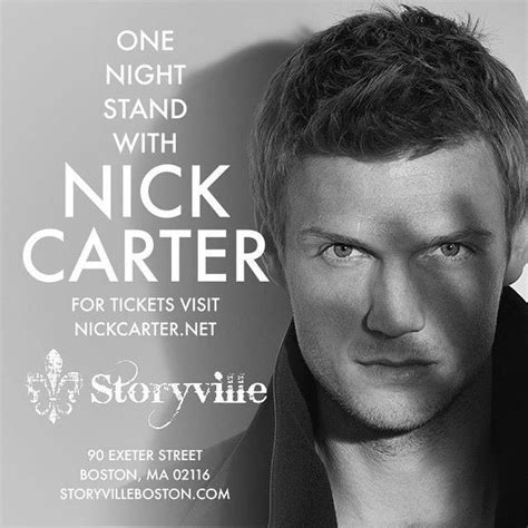 Nick Carter on Twitter: "BOSTON! TONIGHT it's a "one night stand"with ...