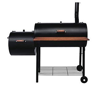 Brinkmann Pitmaster Deluxe Smoker/Grill with Offset Fire Box — QVC.com