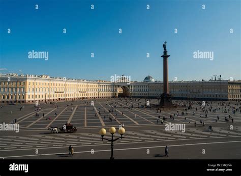 St Petersburg palace square Stock Photo - Alamy