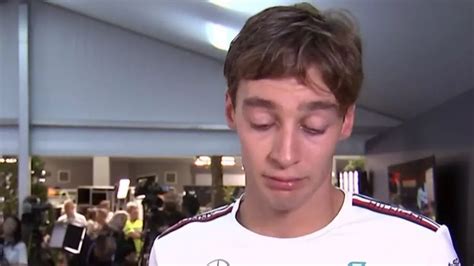 George Russell fights back tears in emotional reaction to Singapore GP ...