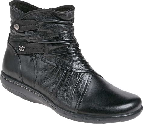 Rockport - Women's Rockport Cobb Hill Pandora Ankle Boot Black Full Grain Burnished Leather 5.5 ...