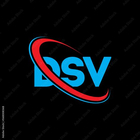 DSV logo. DSV letter. DSV letter logo design. Initials DSV logo linked ...