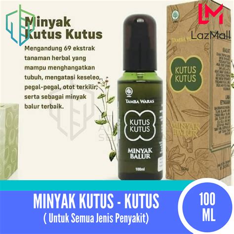 Promo Minyak Kutus Kutus Balur Healing Oil Asli Bali 100ml | Lazada ...