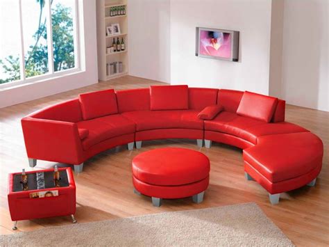 20 Unique Sofas For A Marvelous Living Room | Red furniture living room ...