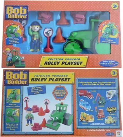 Amazon.com: Bob the Builder Roley Playset Friction Powered with Accessories: Toys & Games