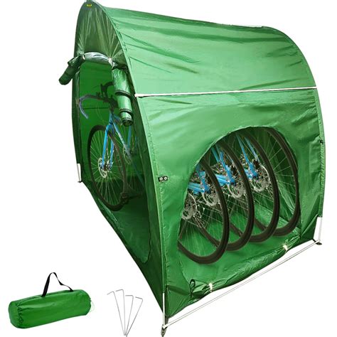 VEVOR Bike Cover Storage Tent, 420D Oxford Fabric Portable for 4 Bikes ...