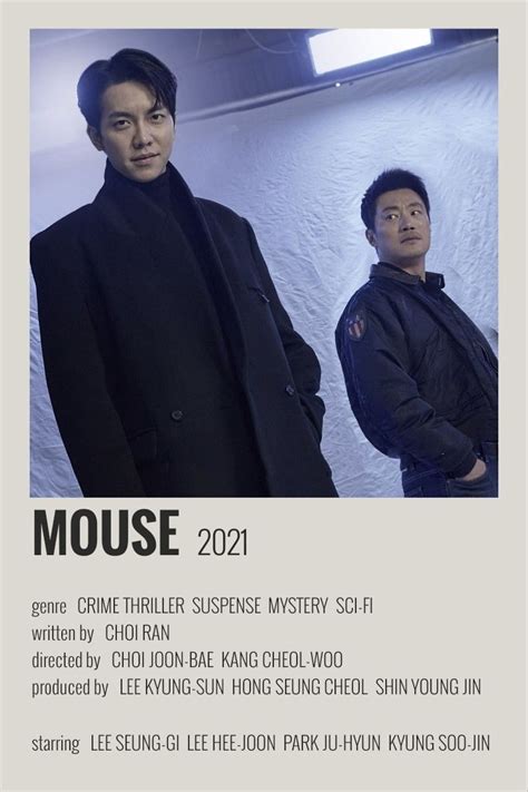 Mouse kdrama | Kore draması, Film posteri, Dramalar