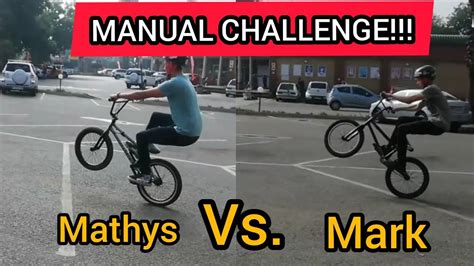 Mark VS Mathys IN A MANUAL CHALLENGE - YouTube