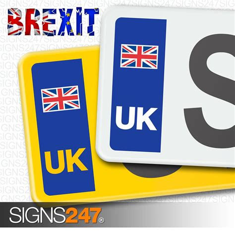 UK CAR NUMBER PLATE STICKER UNION JACK FLAG - Vinyl Car Stickers | eBay