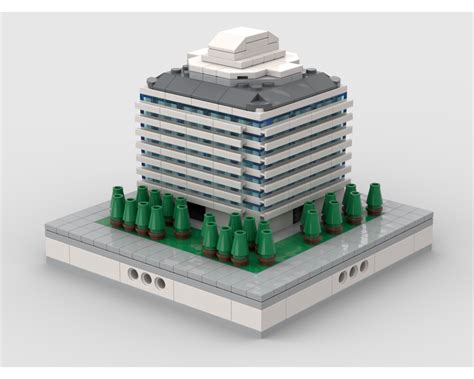 LEGO MOC Office building #3 | for modular city by gabizon | Rebrickable ...