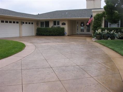 Stamped Concrete DrivewayConcrete DrivewaysD. E. Contreras ConstructionLemon Grove, CA