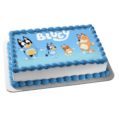 Bluey Mum Dad Chilli Edible Cake Topper Image ABPID52105 – A Birthday Place