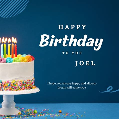 100+ HD Happy Birthday Joel Cake Images And Shayari