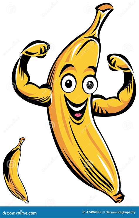 Banana Cartoon Vector Illustration | CartoonDealer.com #92084235