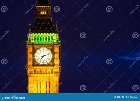 Big Ben at night stock image. Image of english, symbol - 40014613