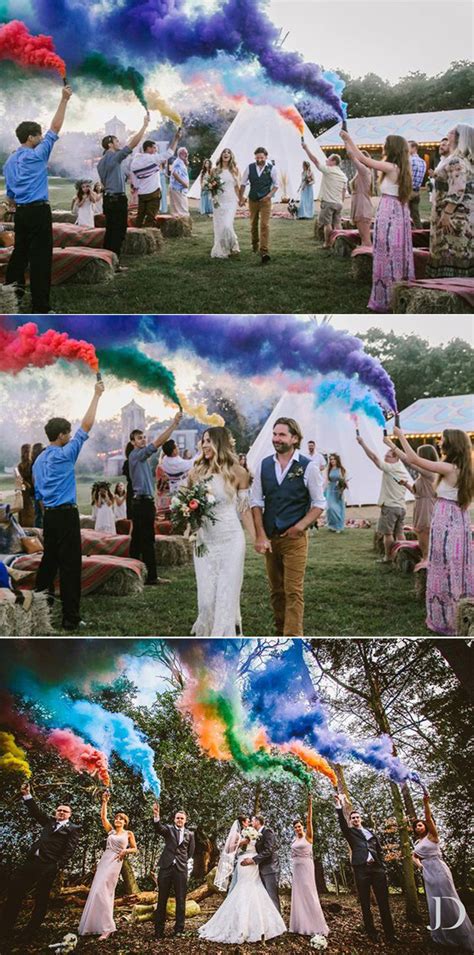 50 Colorful Smoke Bomb Wedding Photo Ideas - Hi Miss Puff Lilac Wedding Bouquet, Purple Wedding ...