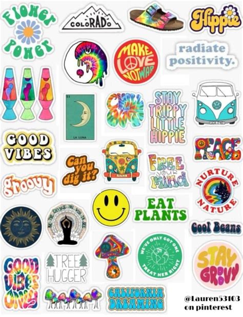 Pin by Vielka Caba on cuaderno | Hippie sticker, Iphone case stickers ...