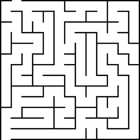 Maze clipart blank, Maze blank Transparent FREE for download on ...