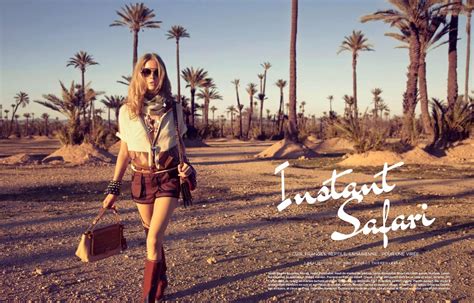 FASHION EDITORIAL: INSTANT SAFARI / EDITORIAL DE MODA: SAFARI AL ...