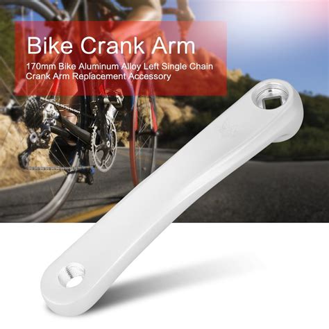 Mgaxyff Bike Left Crank, 170mm Bike Crank Arm,170mm Bike Aluminum Alloy ...