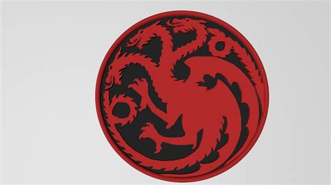 STL-Datei Targaryen-Banner・Vorlage für 3D-Druck zum herunterladen・Cults