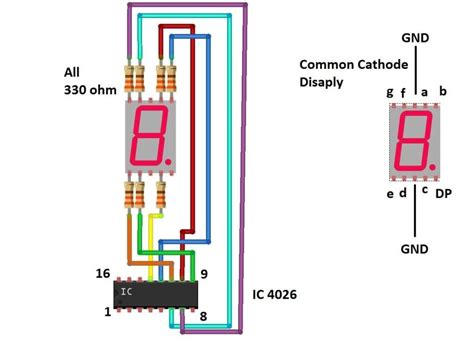 Simple Countdown Timer Circuit Diagram