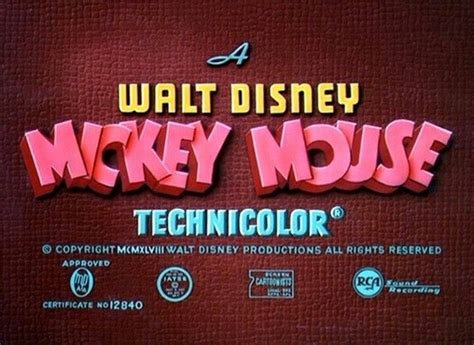 Mickey Mouse Title Card | Title card, Vintage poster design, Classic cartoons