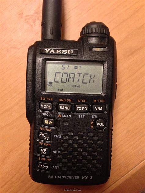 Yaesu VX-3R, Handheld VHF/UHF Transceiver | RigReference.com