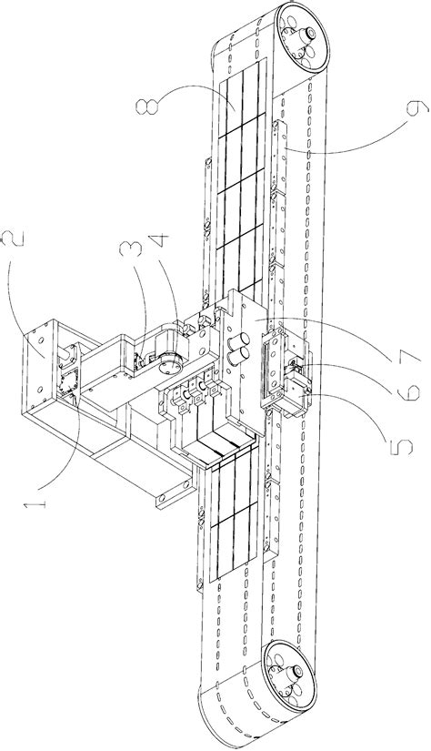 Thermal radiation type welding method and device applied to solar cell ...