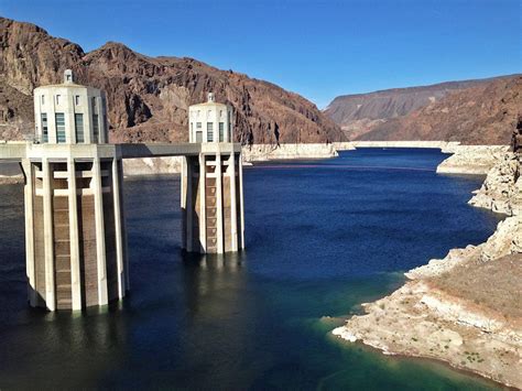 Hoover Dam - concrete giant built on Colorado River