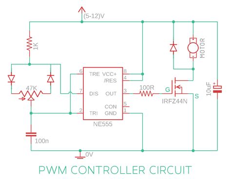 Pwm Circuit Using 555 Timer