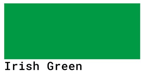 Irish Green Color Codes - The Hex, RGB and CMYK Values That You Need | Color coding, Green ...