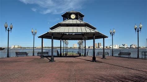 Water Heritage Trail, Port Allen, Louisiana Stock Photo - Image of clouds, exterior: 182930038