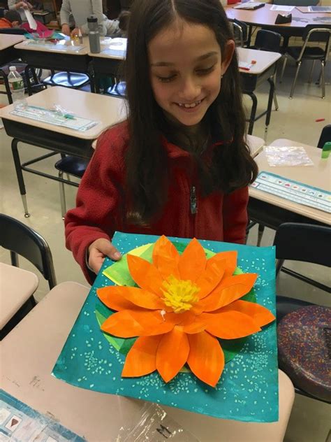 3-D WATER LILIES! 2nd GRADE! – Art with Mrs Filmore | Elementary art ...