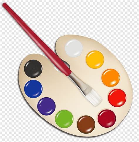 artist paint palette clipart - Louanne Conger