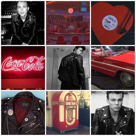 Greaser!Ashton - 1950s aesthetic #5sos 50s Aesthetic Greaser, 1950’s ...