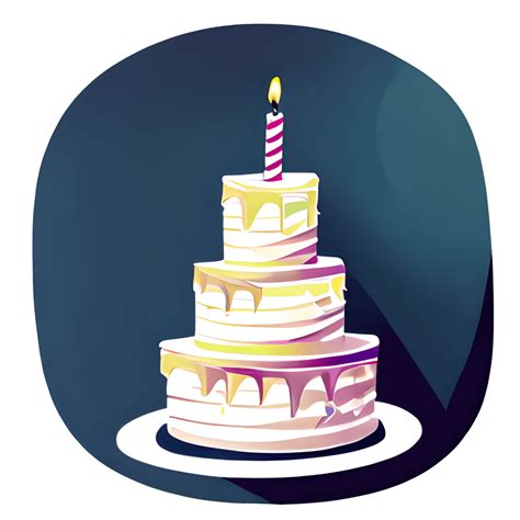 Happy Birthday Cake Digital Graphic · Creative Fabrica