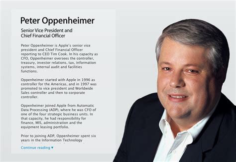 Apple Announces the Retirement of Its CFO, Peter Oppenheimer