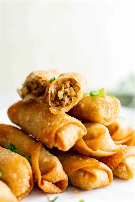 Cheeseburger Egg Rolls (Disney Parks) - Spoonful of Flavor