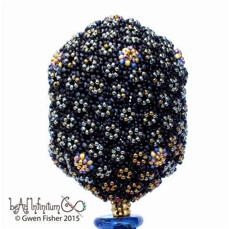 gwenbeads: T4 Bacteriophage Art Object in Beads No.2