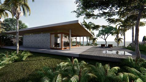 Tropical Mid Century Villa - Earth Lines Architects