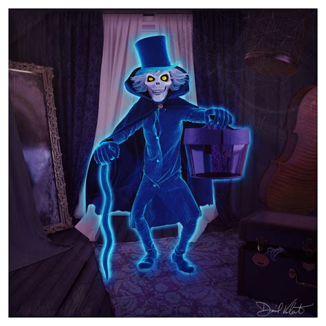 ArtStation - Hatbox Ghost from Disney's Haunted Mansion, David Valentin ...