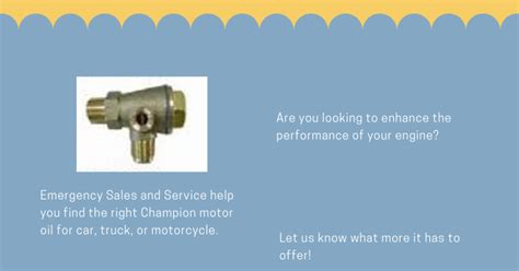 Champion Air Compressor Parts Infographics