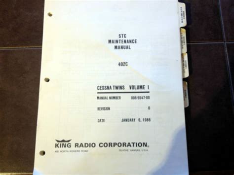 KFC 200 autopilot in Cessna 402C Service Manual | eBay