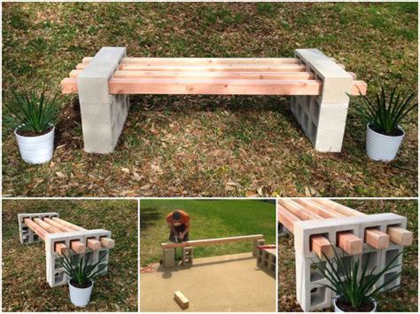 Cool DIY Cinder Block Bench