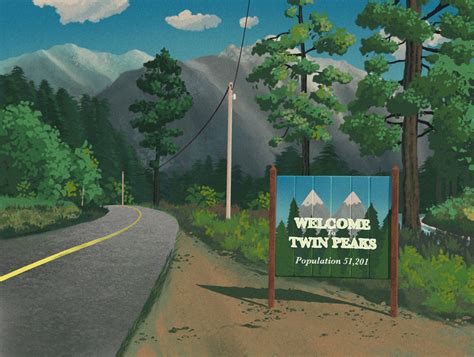 Twin Peaks sign fanart [studio ghibli style] : r/twinpeaks