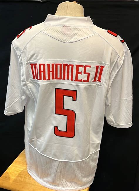 Patrick Mahomes Texas Tech Jersey white – Classic Authentics