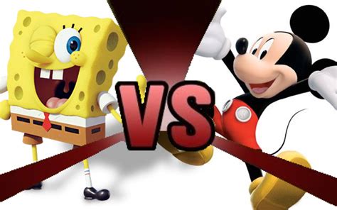 Spongebob Squarepants Vs Mickey Mouse | AnimationRewind ...